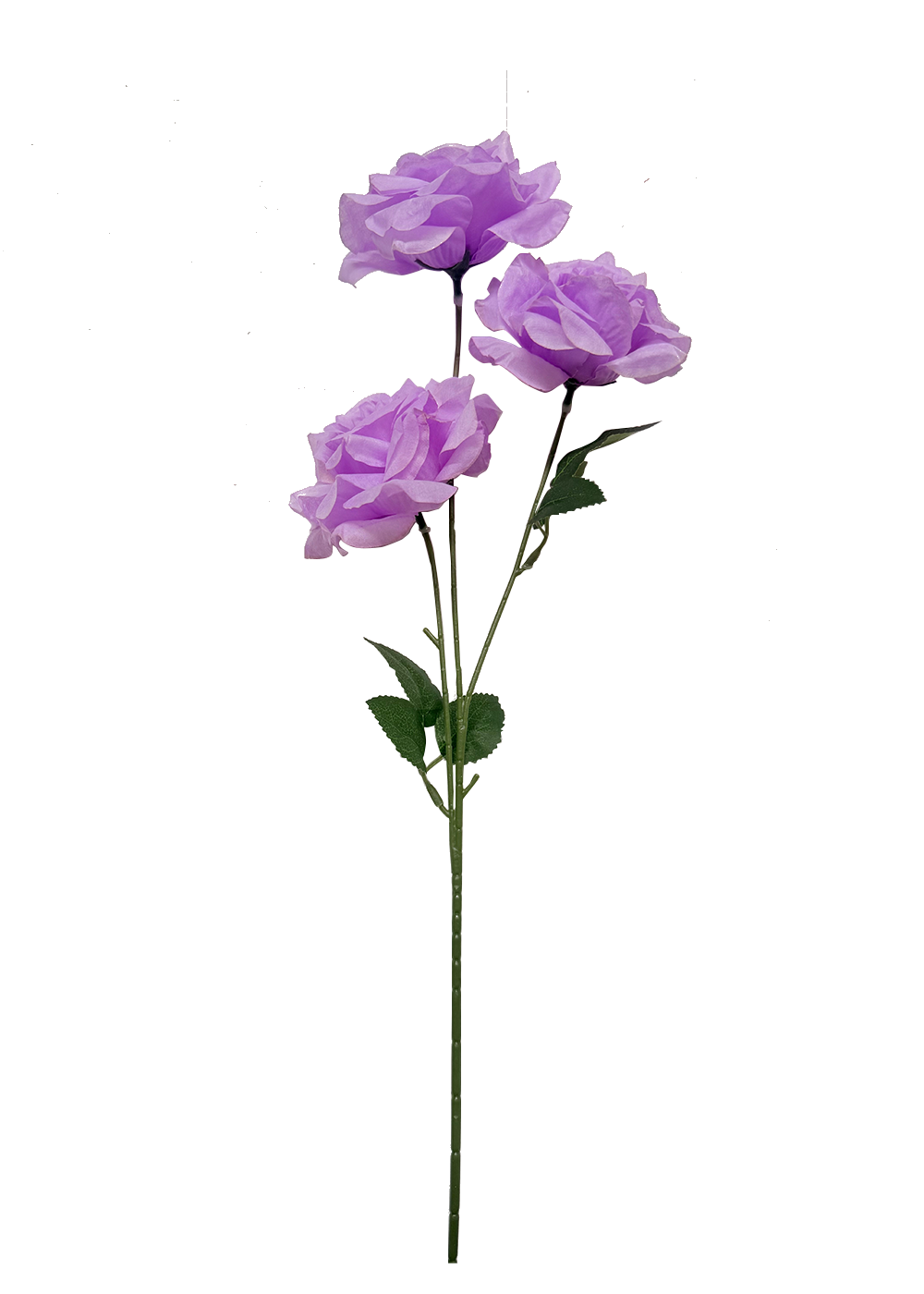 Vara de Rosas Artificiales Premium – Violeta Lavanda Místico