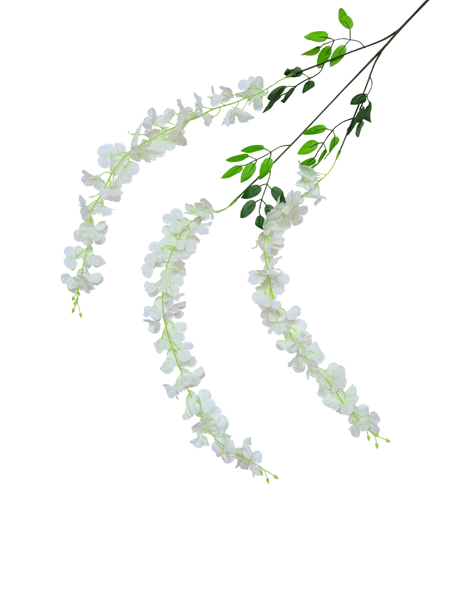 Guía de Flores Artificiales de Glicinia (Wisteria) – Violeta Orquídea Vibrante