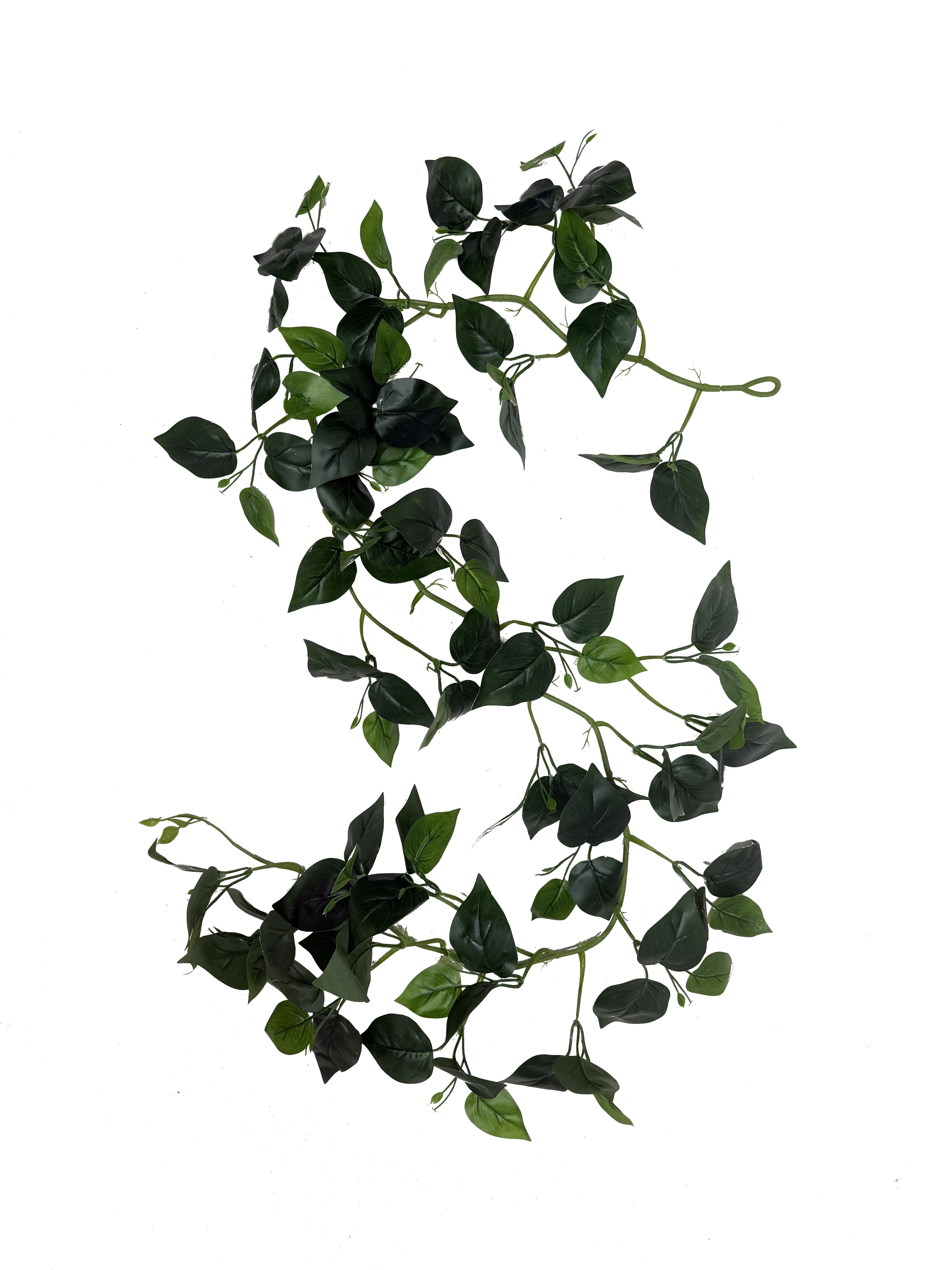 Guirnalda de Hiedra / Pothos Artificial Premium – Elegancia Botánica en Verde Bosque, Verde Oliva y Brotes Verdes Tiernos
