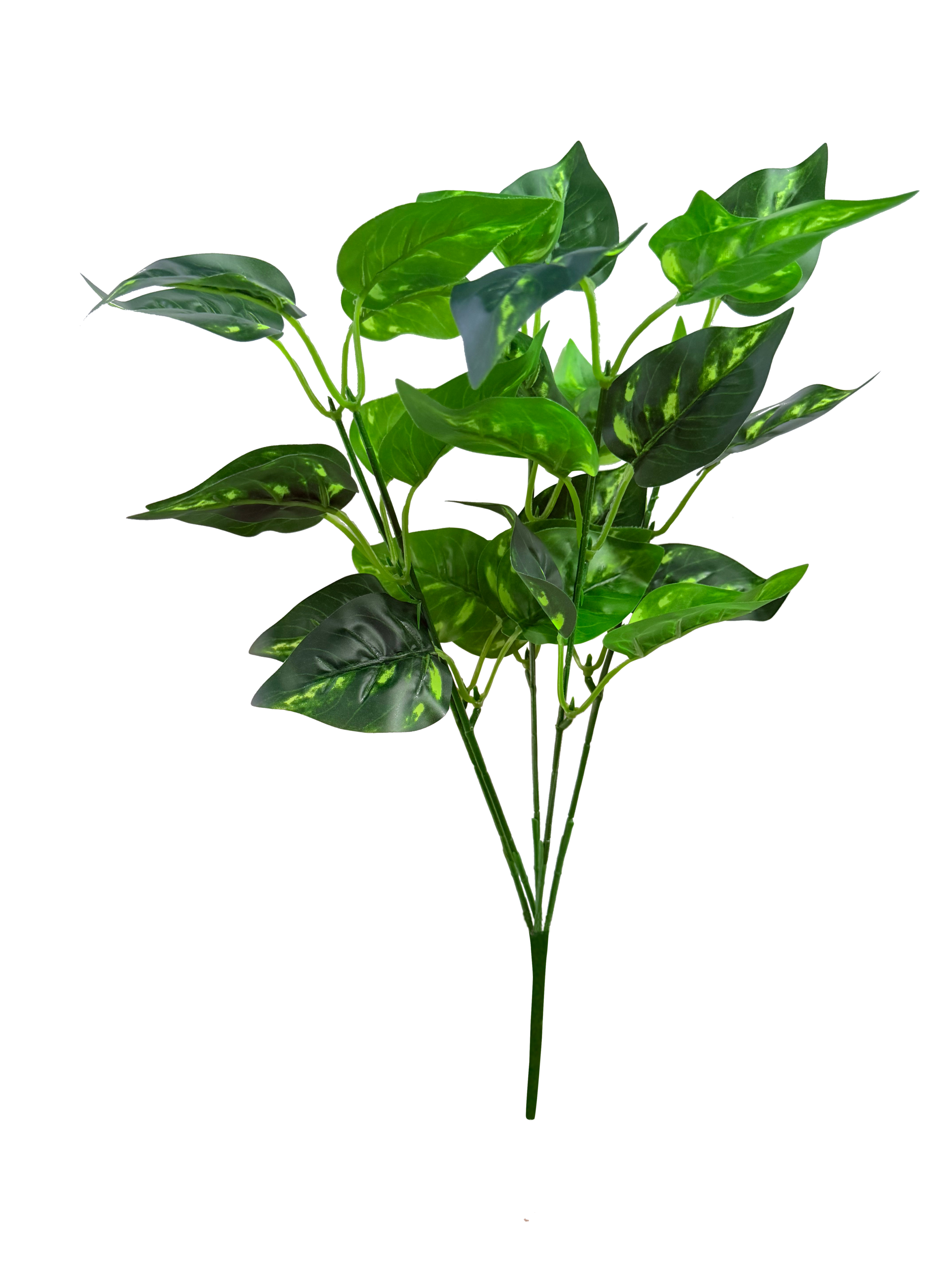 Planta Artificial de Poto (Epipremnum aureum) – Follaje Variegado Realista