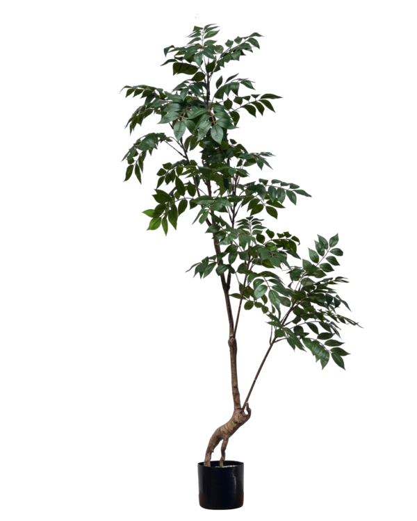 Árbol Artificial de Estilo Bonsái – Diseño Esbelto y Naturalista