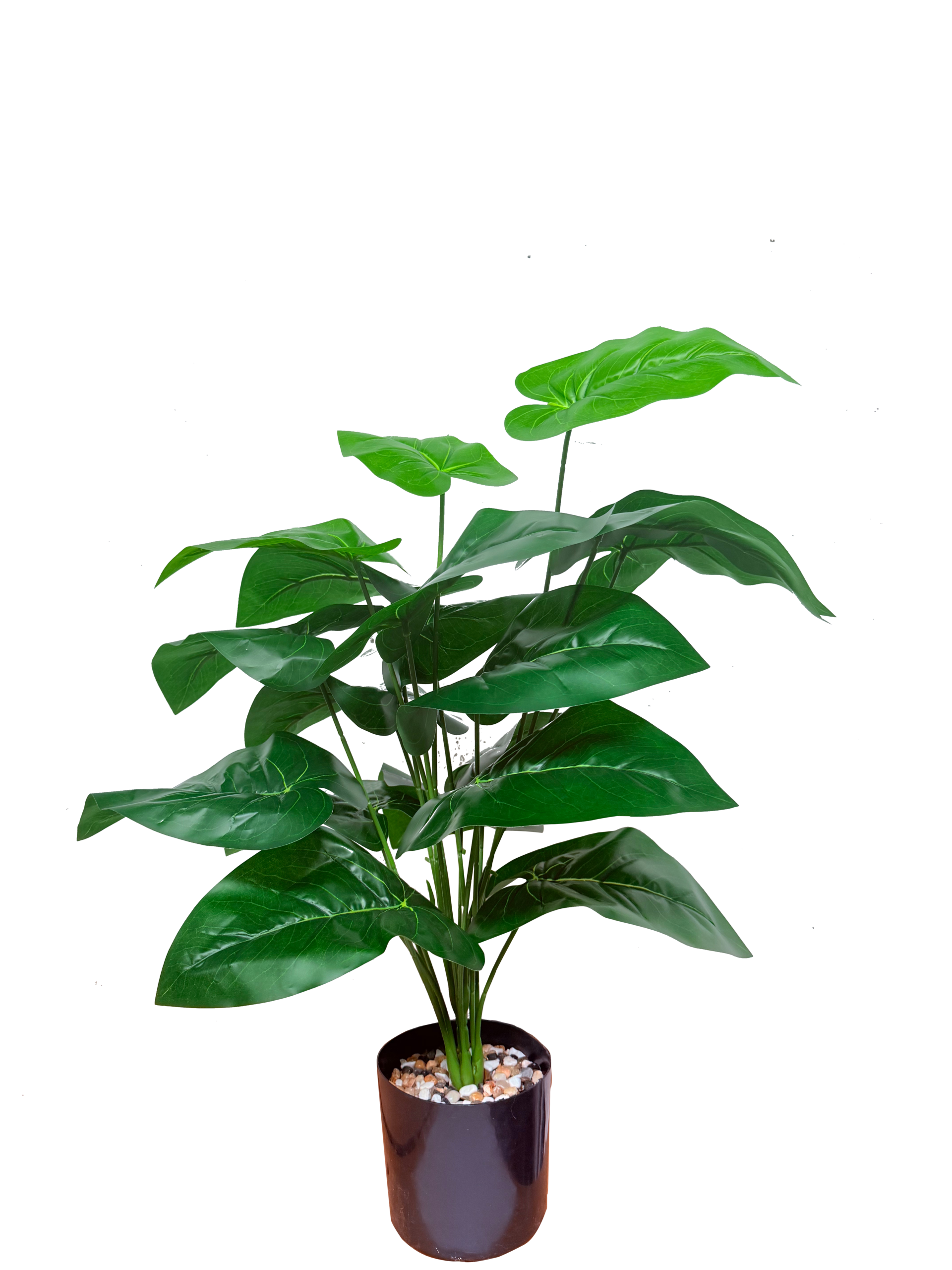 Planta Artificial de Hojas Grandes – Follaje Tropical Vibrante