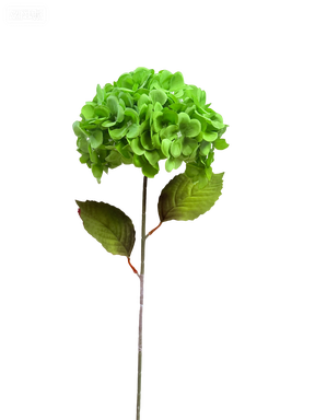 Vara Artificial de Hortensias Premium – Elegancia Floral en Tono Verde Menta / Manzana