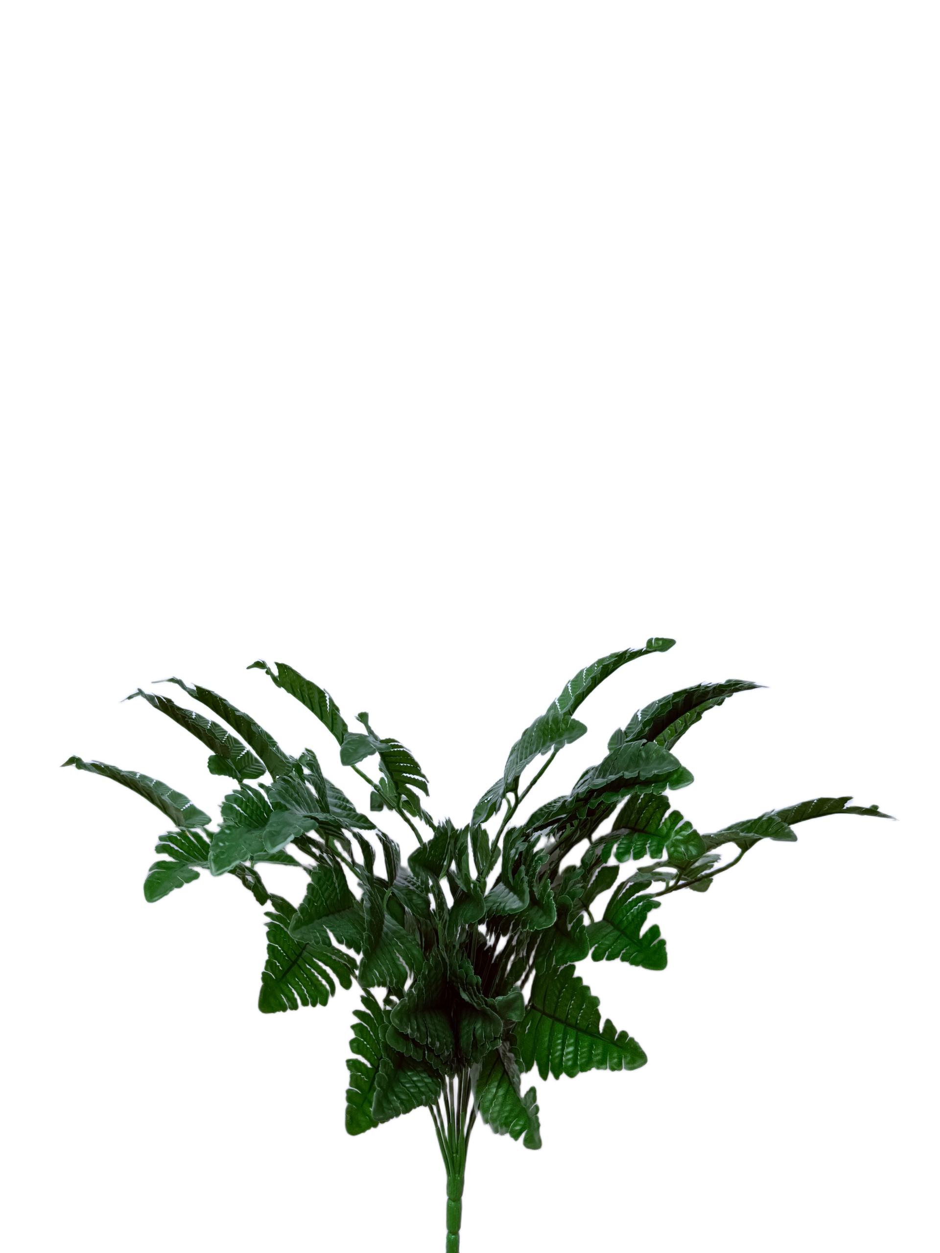 Planta de Helecho Artificial Premium – Elegancia Botánica en Verde Esmeralda, Verde Bosque y Verde Oliva